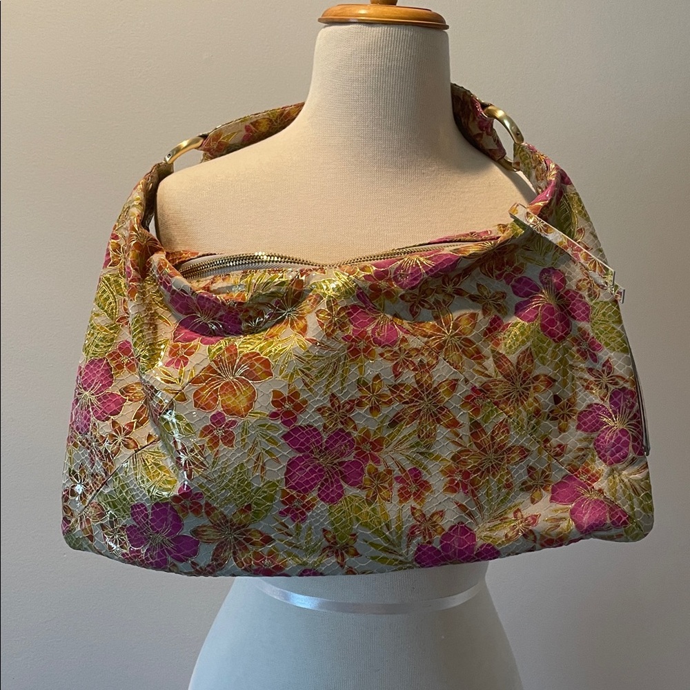 HOBO Cream Fabric Bag